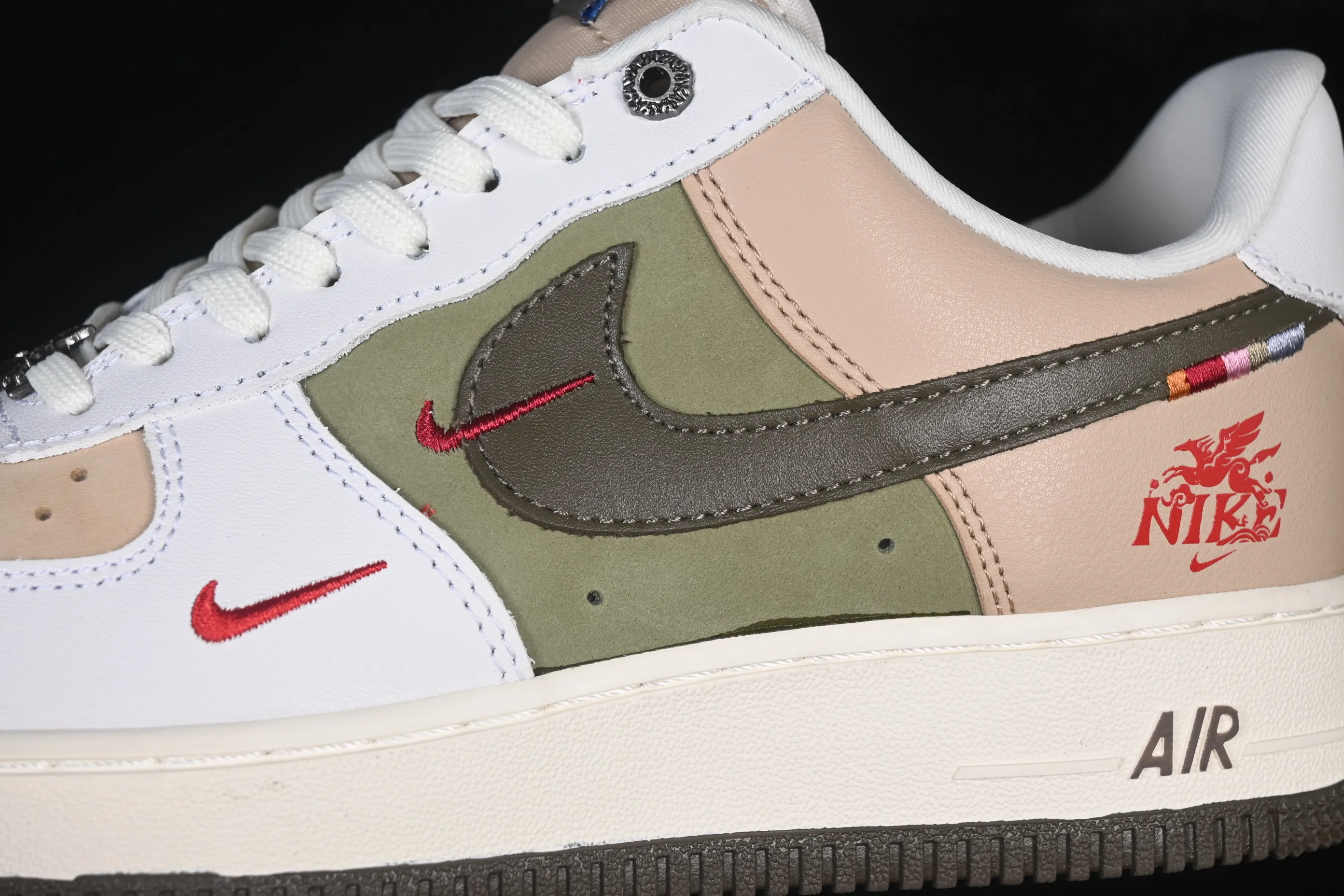 All Categories Nk Air Force 1 Air Force Series Nk Air Force 1 Low Air Force Low Nike Air Force 1'07 Low Year of the Horse Limited Khaki Green Air Force One Low Casual Shoes DF0188-135